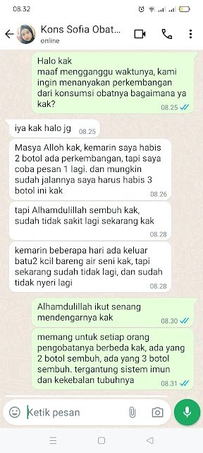 Testimoni Chat WA Lithozen 1